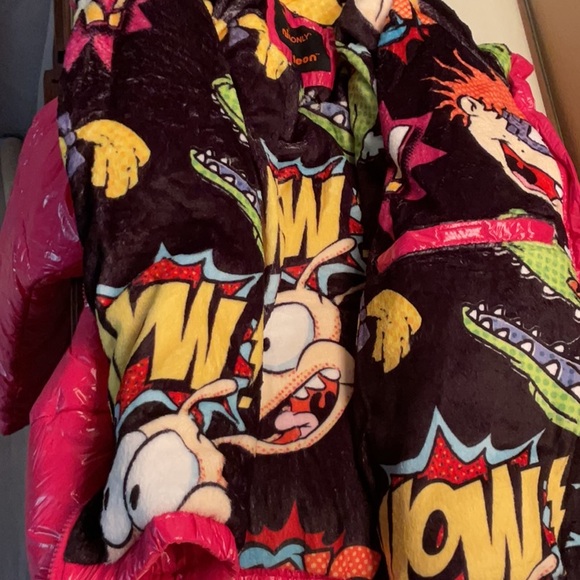 Members Only Nickelodeon Shiny Fuchsia Puffer Jacket NWT    FREE SHIPPING! - Picture 7 of 15